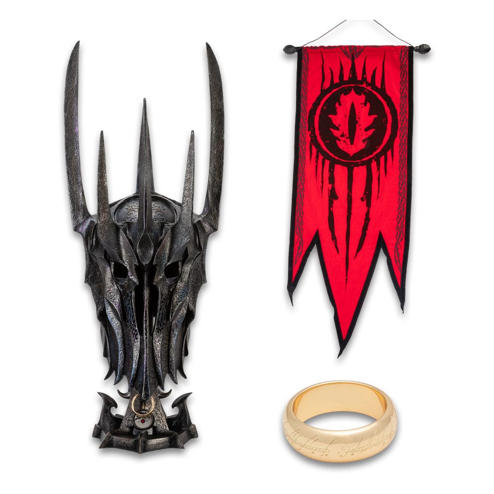 Le Seigneur des Anneaux réplique Museum Collection 1/1 casque de guerre Sauron 76 cm