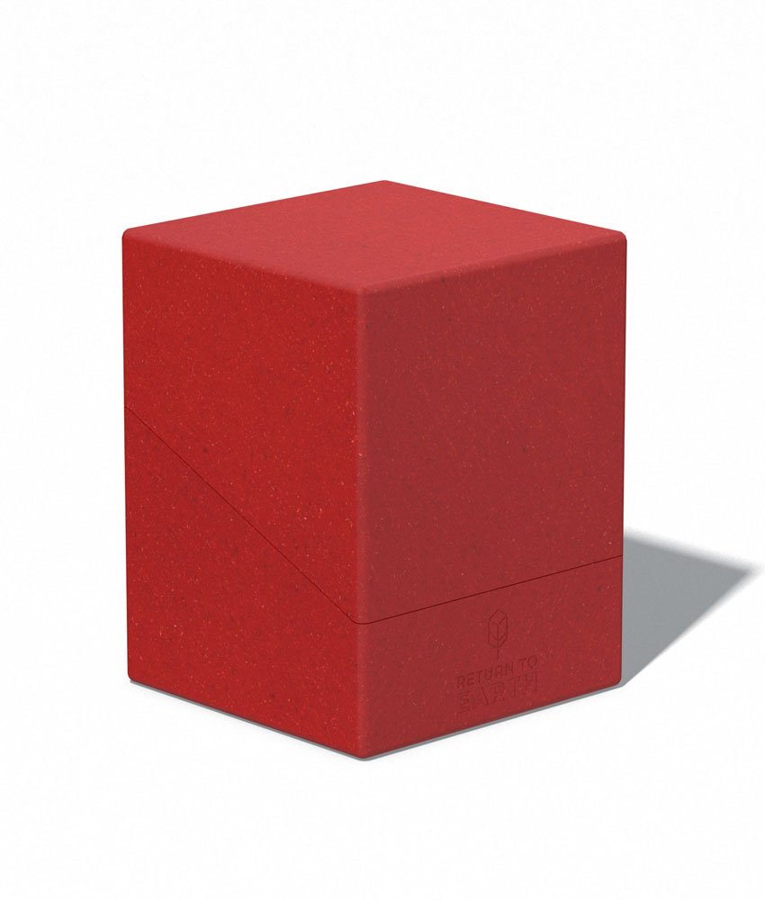 Ultimate Guard Return To Earth Boulder Deck Case 100+ taille standard Rouge