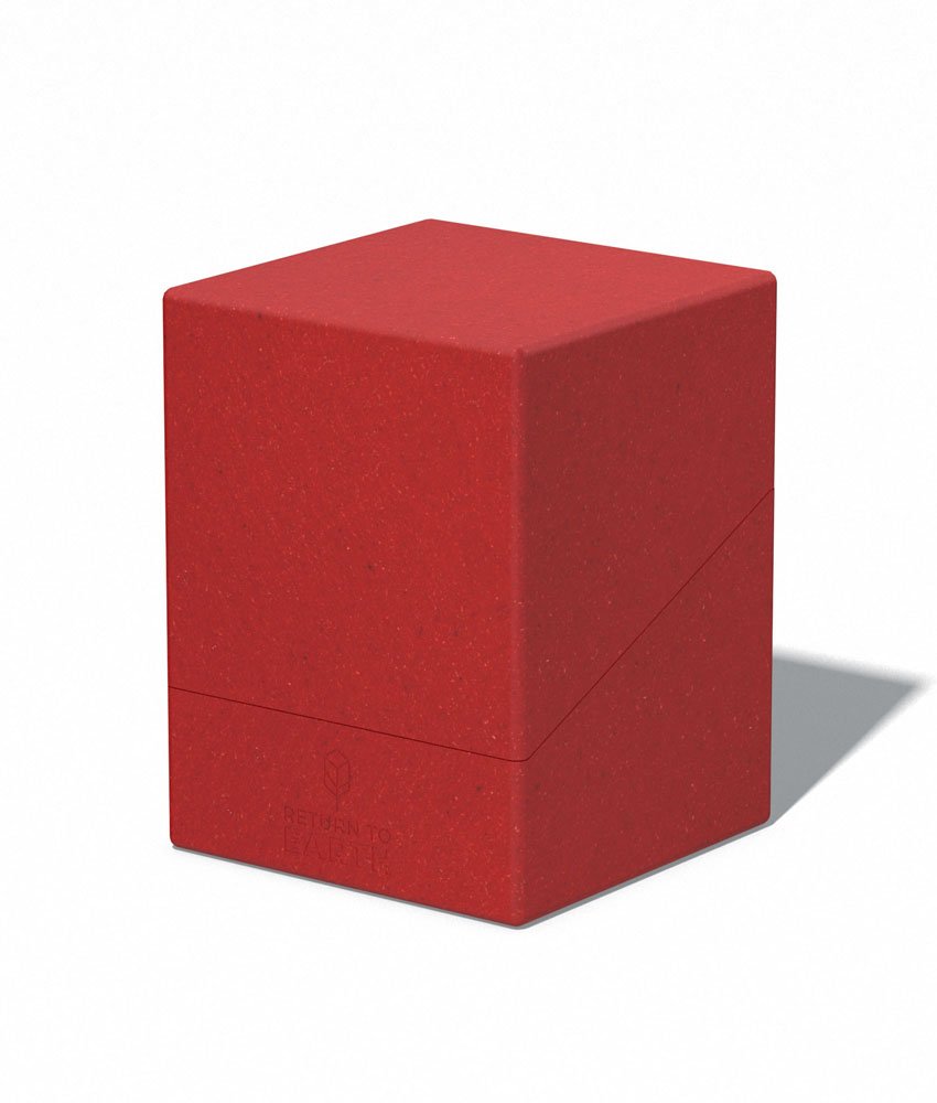 Ultimate Guard Return To Earth Boulder Deck Case 100+ taille standard Rouge