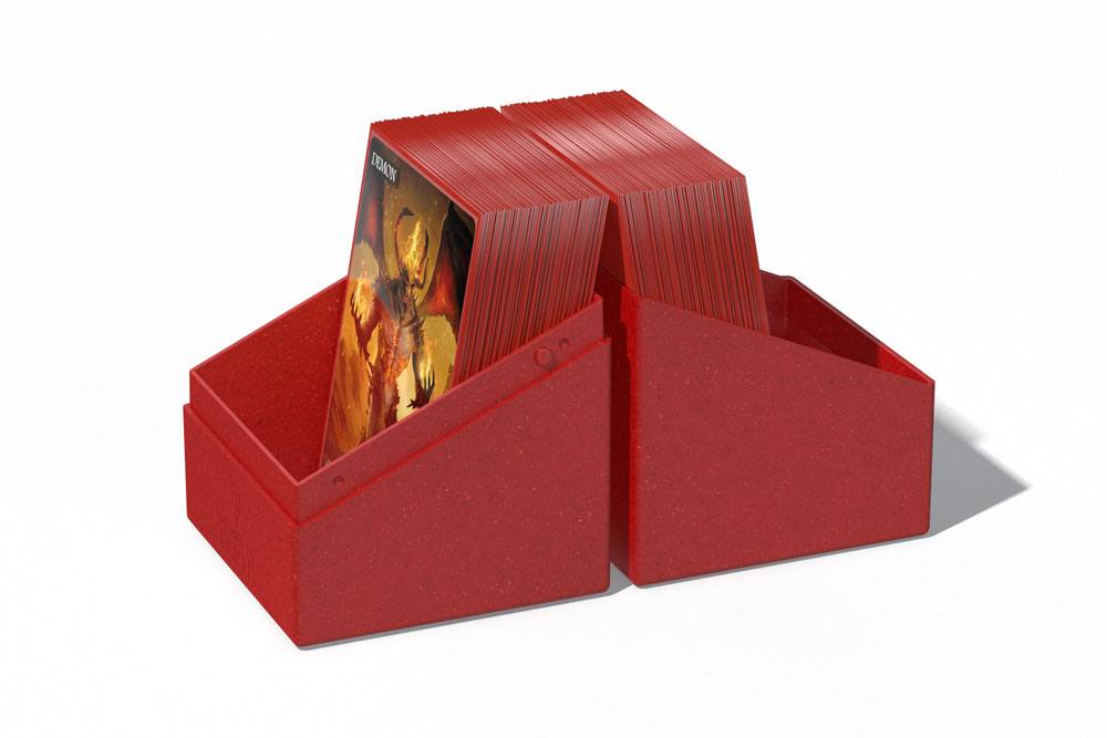 Ultimate Guard Return To Earth Boulder Deck Case 100+ taille standard Rouge