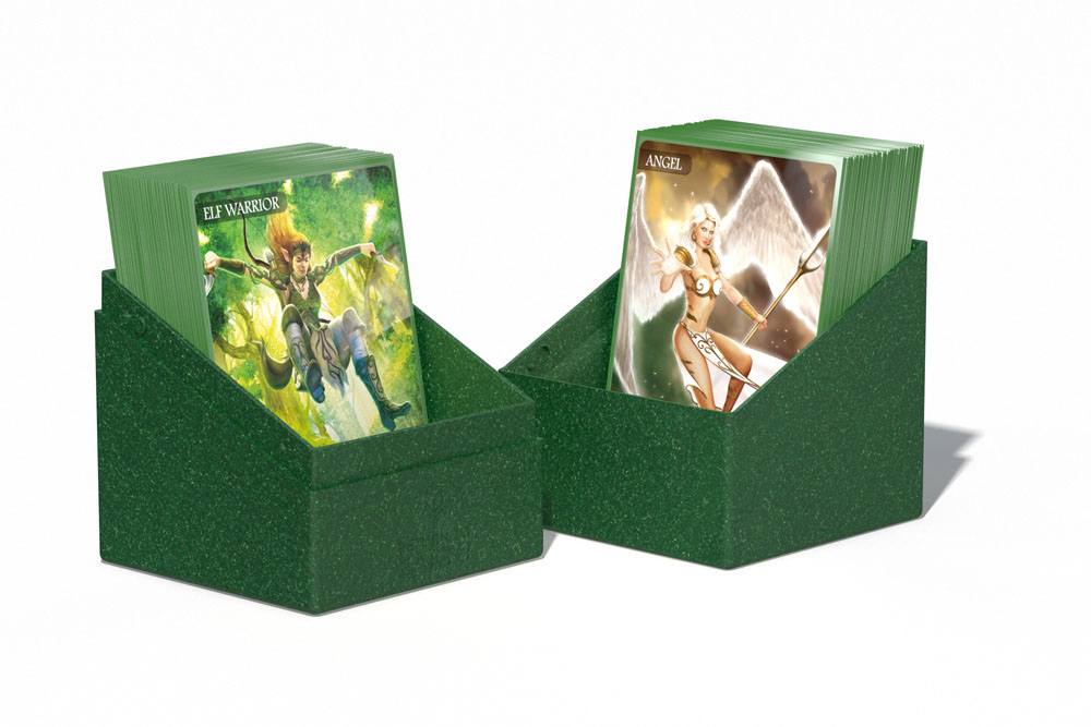 Ultimate Guard Return To Earth Boulder Deck Case 100+ taille standard Vert