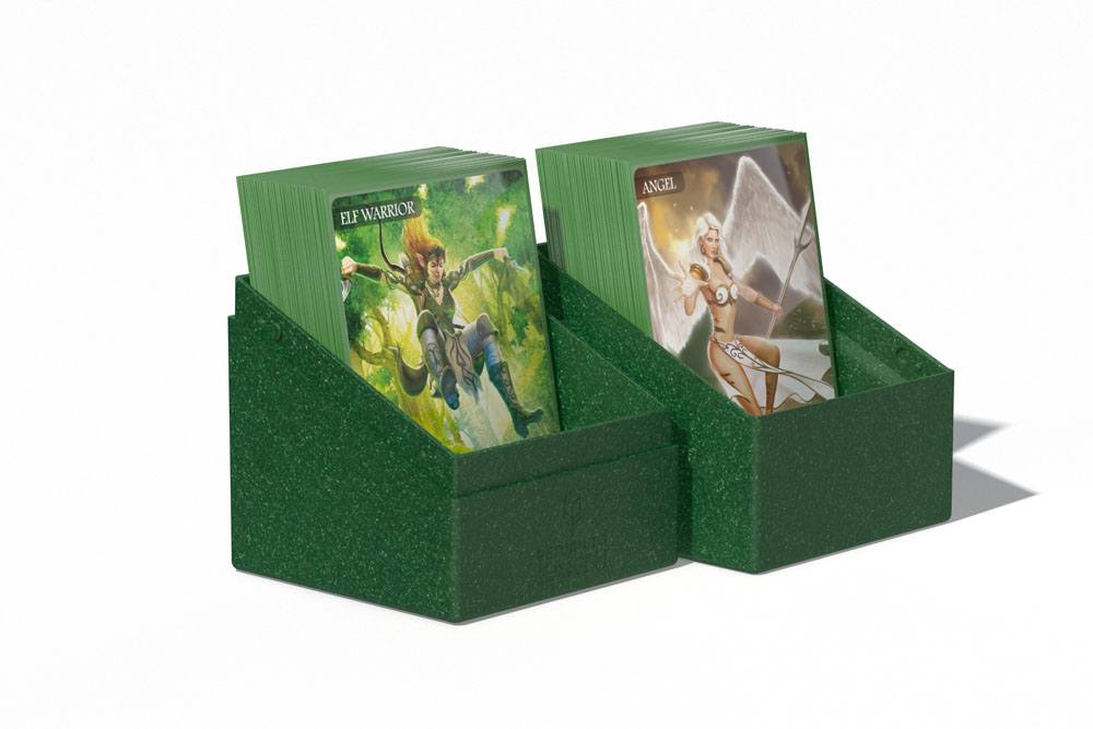 Ultimate Guard Return To Earth Boulder Deck Case 100+ taille standard Vert
