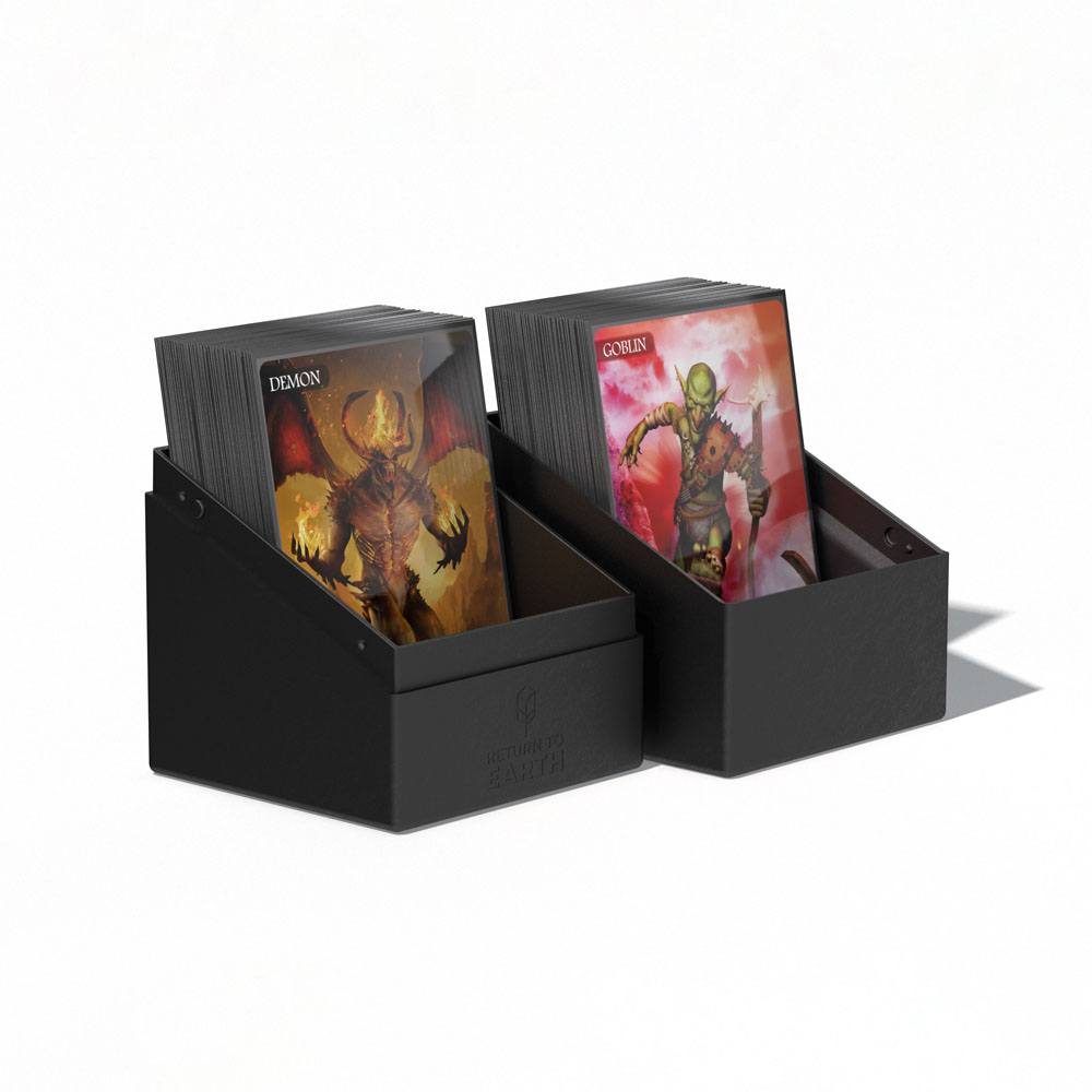Ultimate Guard Return To Earth Boulder Deck Case 100+ taille standard Noir