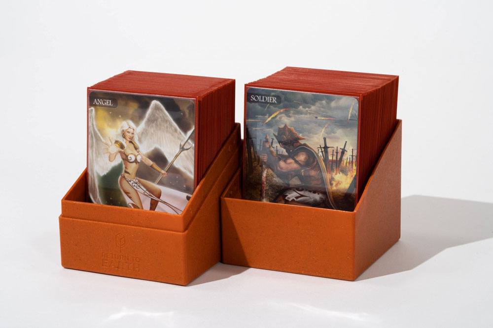 Ultimate Guard Return To Earth Boulder Deck Case 100+ taille standard Orange