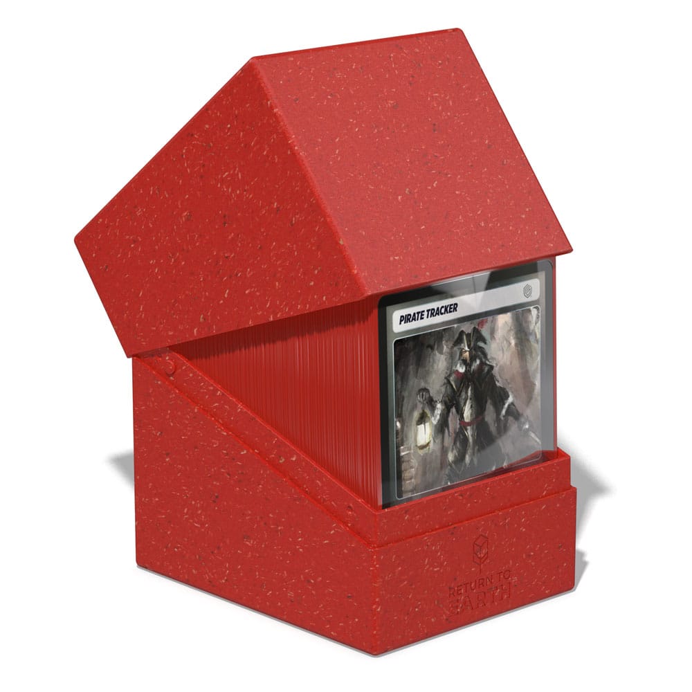 Ultimate Guard Return To Earth Boulder Deck Case 133+ taille standard Rouge