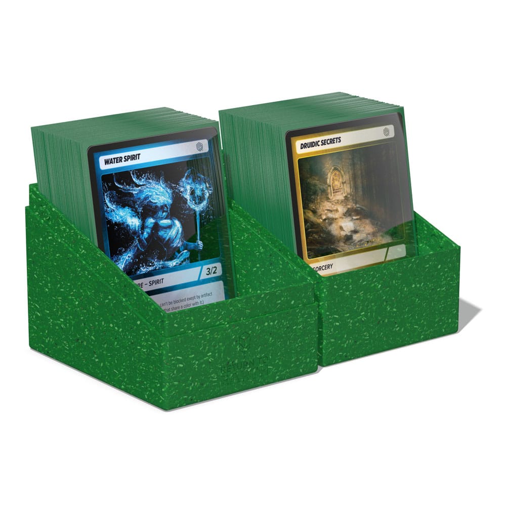 Ultimate Guard Return To Earth Boulder Deck Case 133+ taille standard Vert