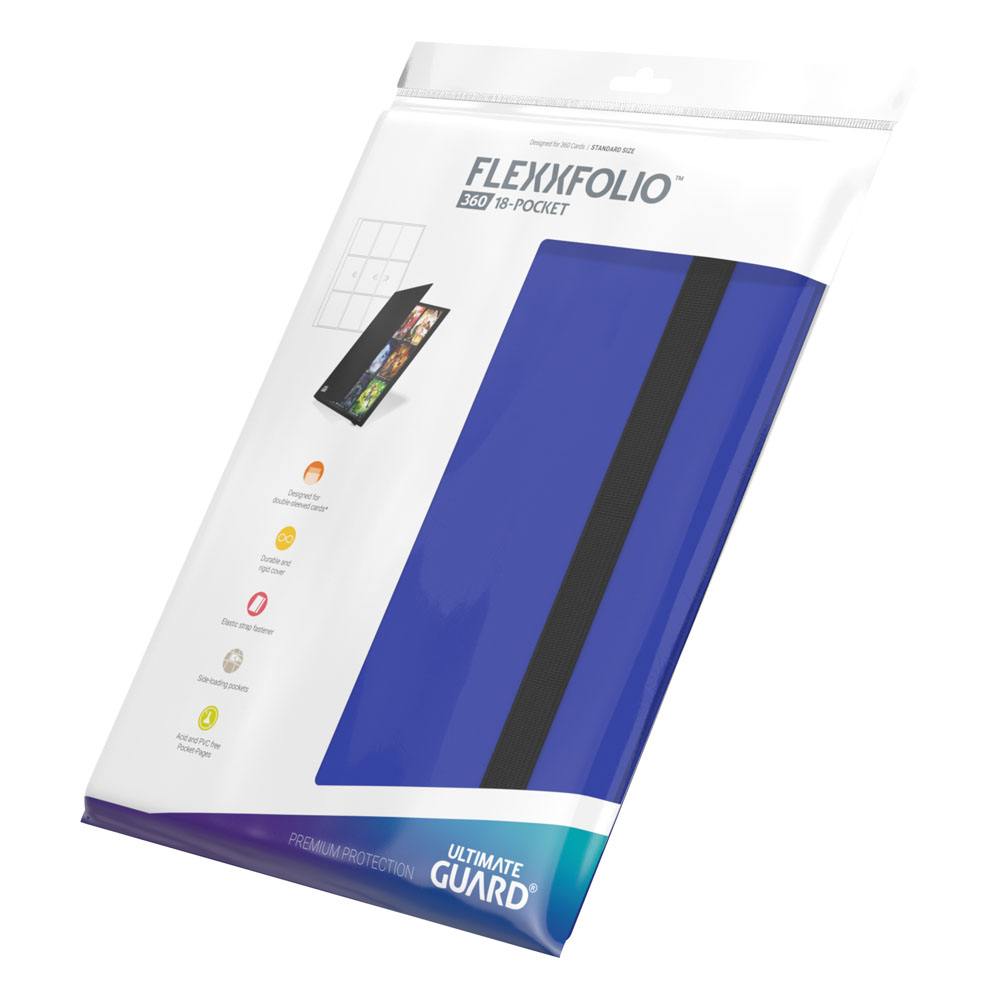 Ultimate Guard Flexxfolio 360 - 18-Pocket Bleu