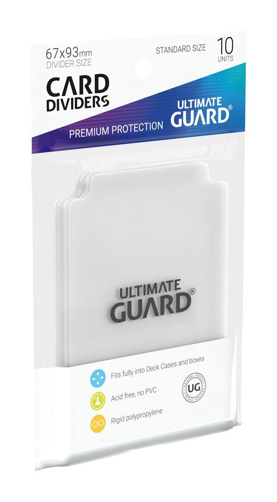 Ultimate Guard 10 intercalaires pour cartes Card Dividers taille standard Transparent (10)