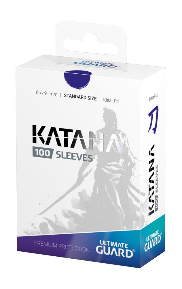 Ultimate Guard 100 pochettes Katana Sleeves taille standard Bleu