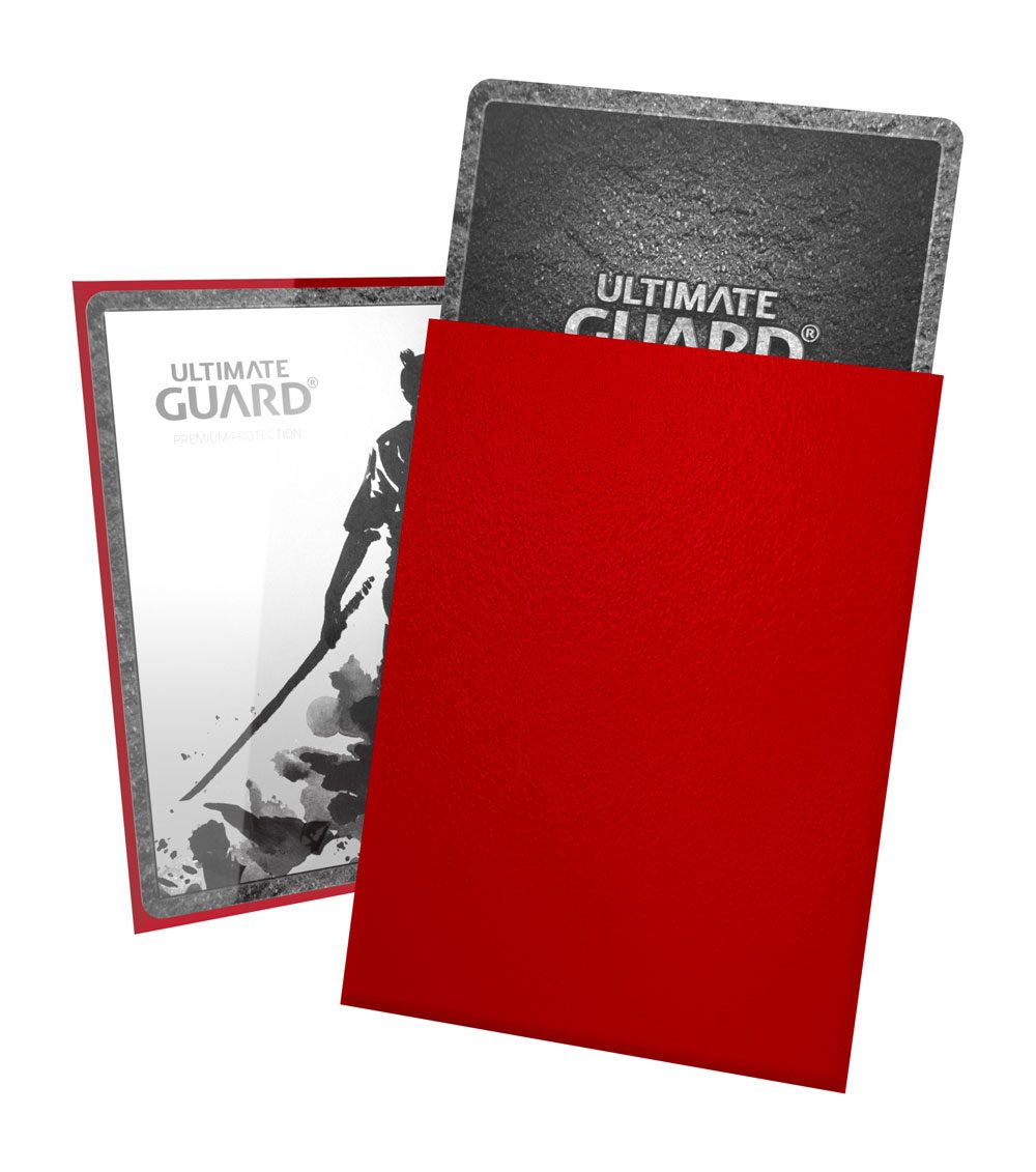 Ultimate Guard 100 pochettes Katana Sleeves taille standard Rouge