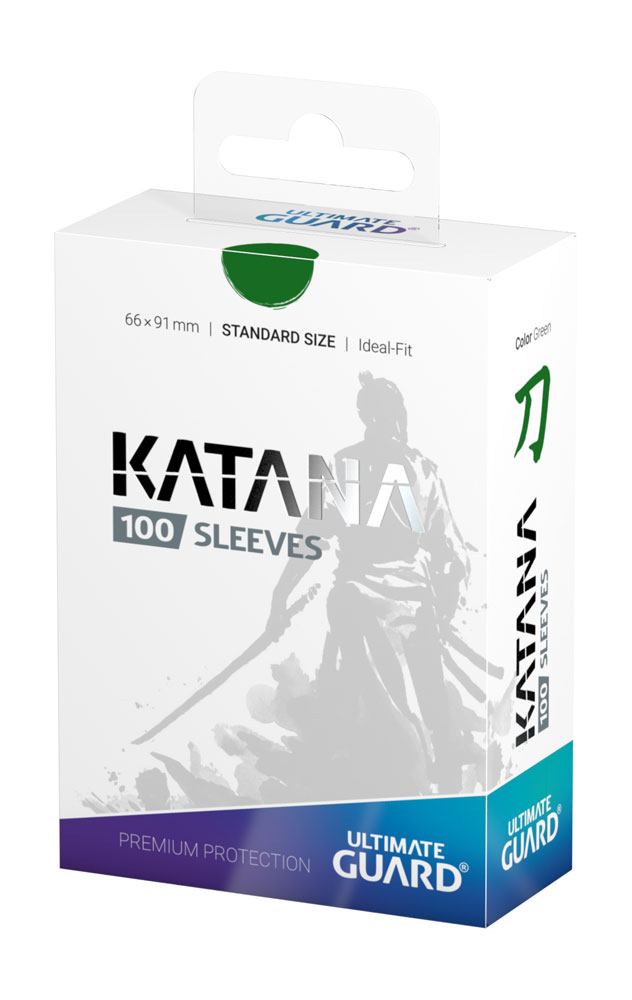 Ultimate Guard 100 pochettes Katana Sleeves taille standard Vert