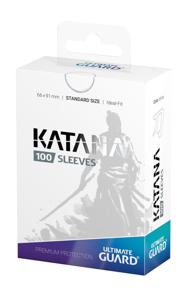 Ultimate Guard 100 pochettes Katana Sleeves taille standard Blanc