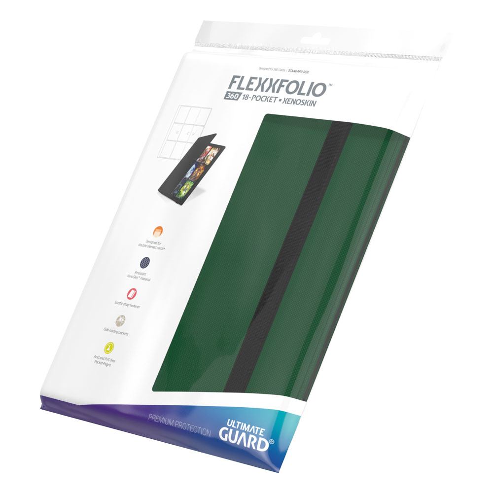 Ultimate Guard Flexxfolio 360 - 18-Pocket XenoSkin Vert