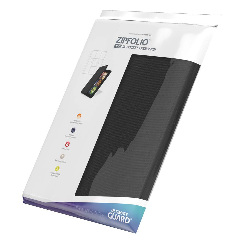 Ultimate Guard Zipfolio 360 - 18-Pocket XenoSkin Noir
