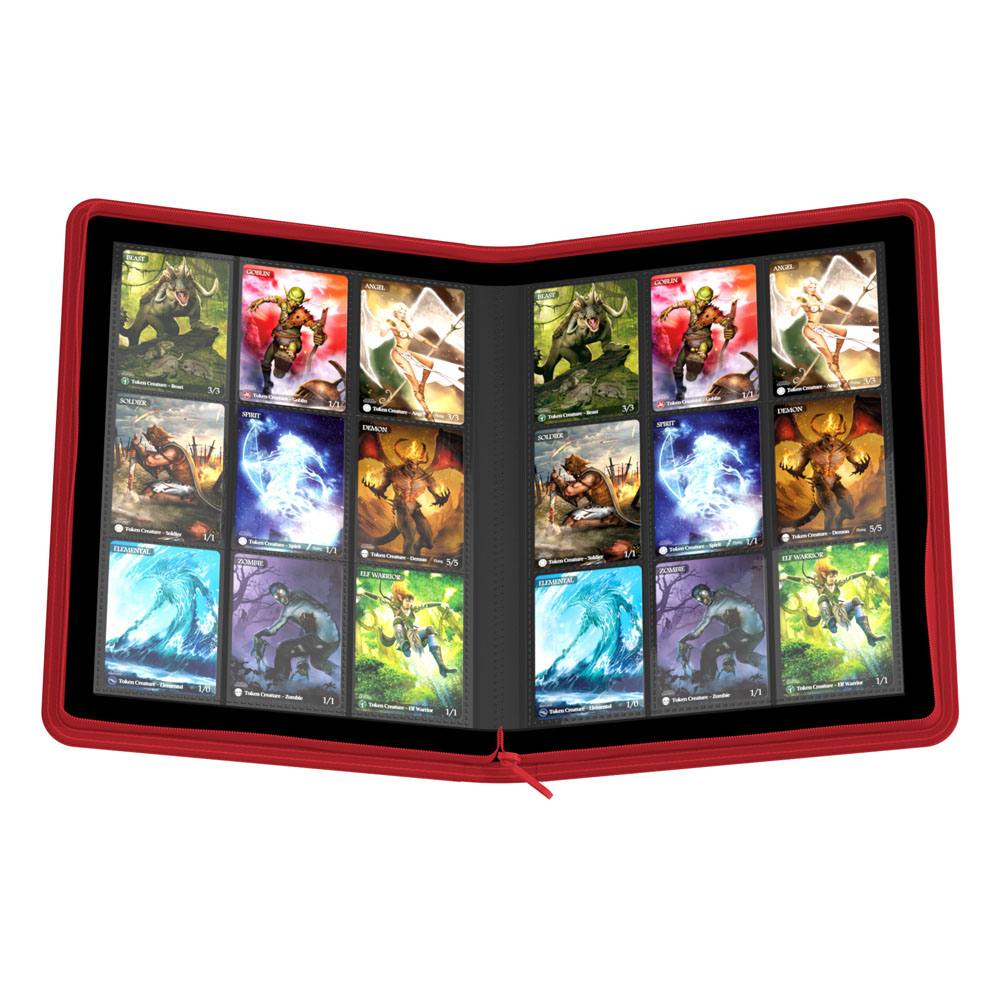 Ultimate Guard Zipfolio 360 - 18-Pocket XenoSkin Rouge