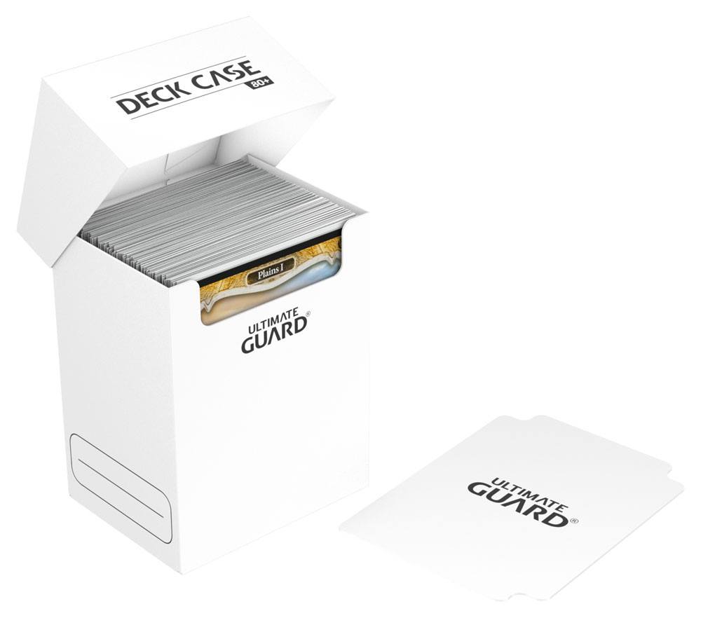 Ultimate Guard boîte pour cartes Deck Case 80+ taille standard Blanc