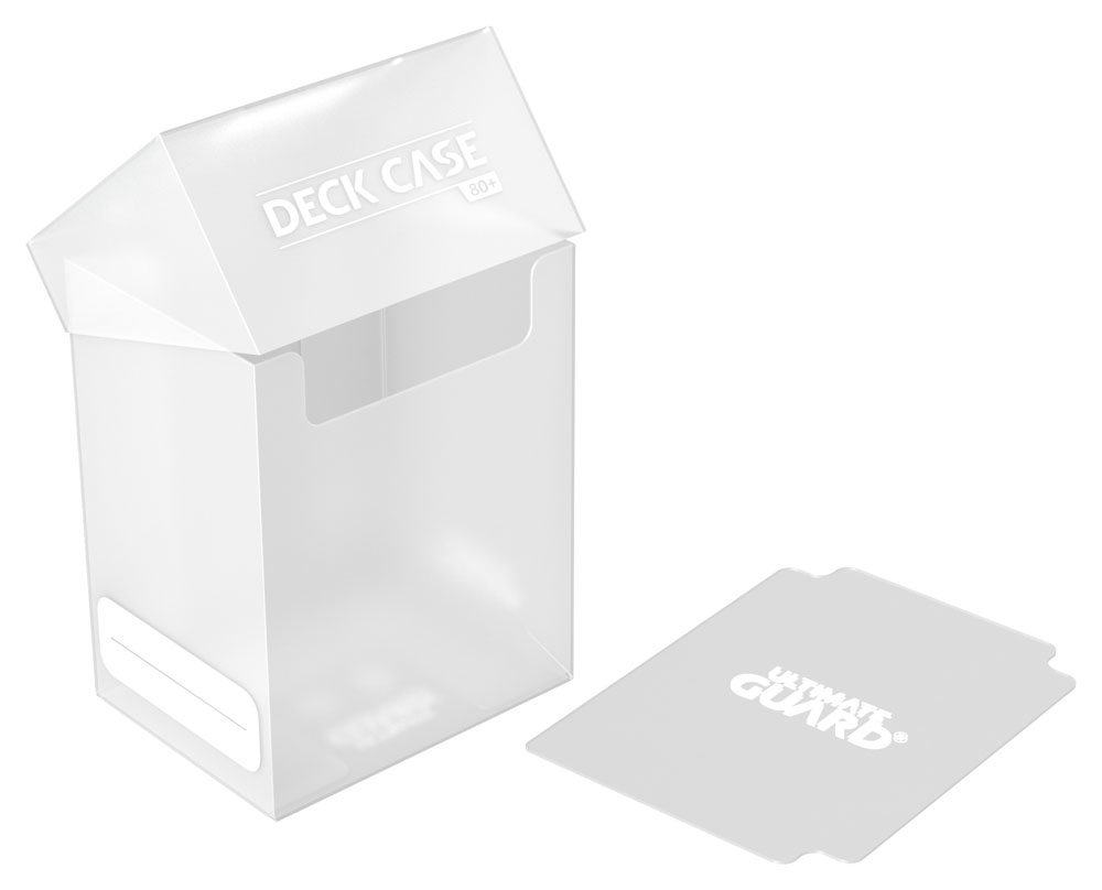 Ultimate Guard boîte pour cartes Deck Case 80+ taille standard Transparent