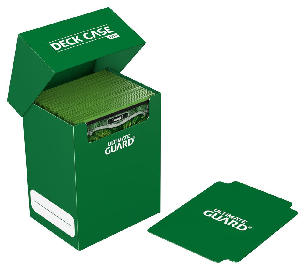 Ultimate Guard boîte pour cartes Deck Case 80+ taille standard Vert
