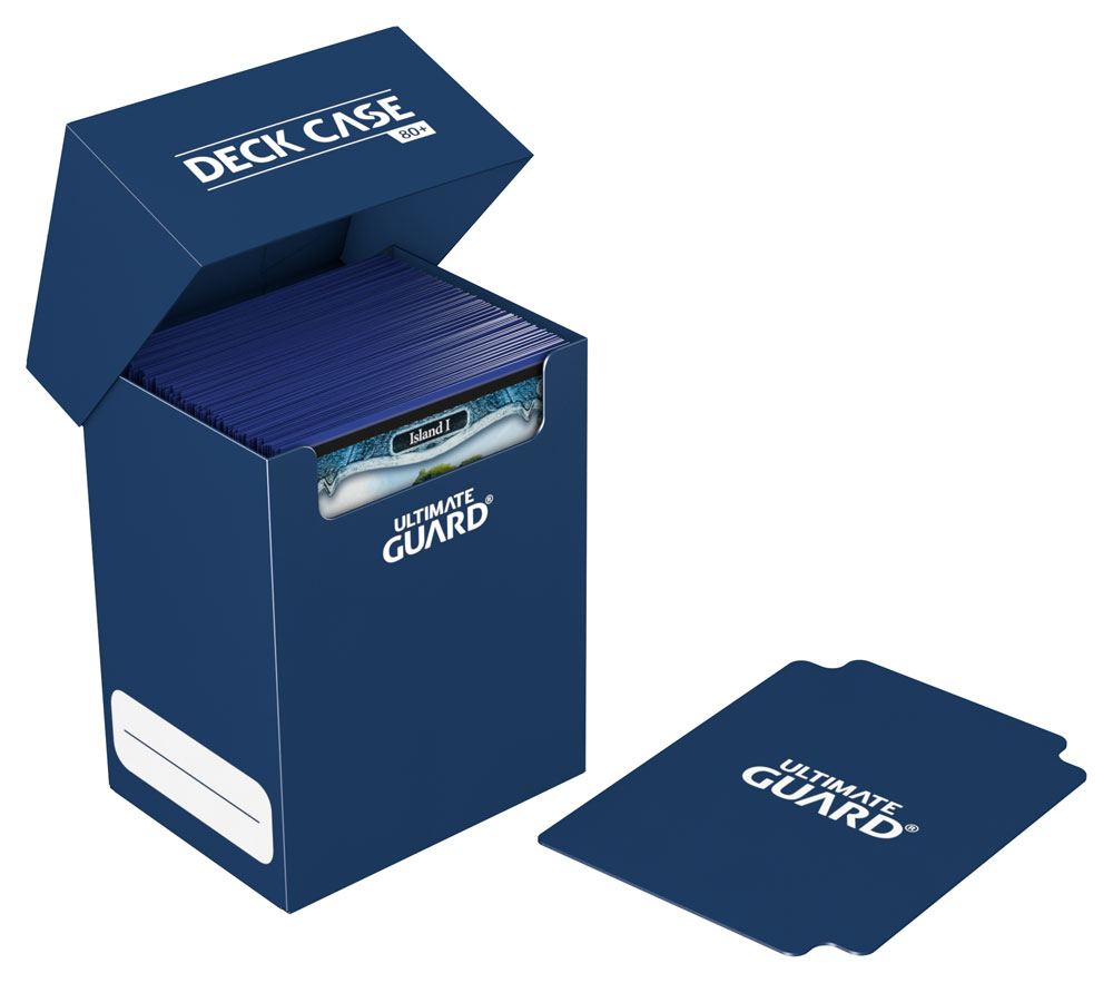 Ultimate Guard boîte pour cartes Deck Case 80+ taille standard Bleu