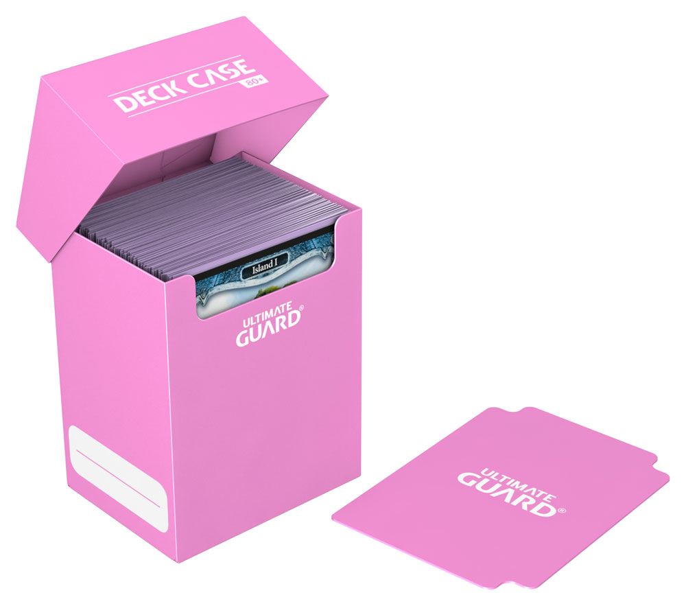 Ultimate Guard boîte pour cartes Deck Case 80+ taille standard Rose