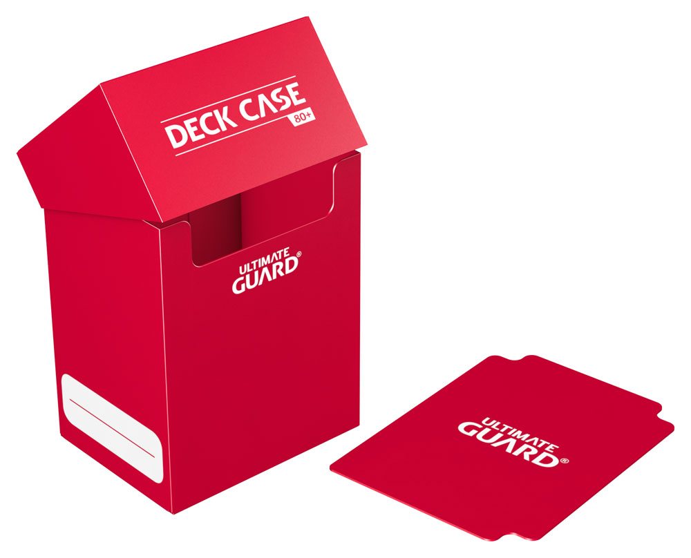 Ultimate Guard boîte pour cartes Deck Case 80+ taille standard Rouge