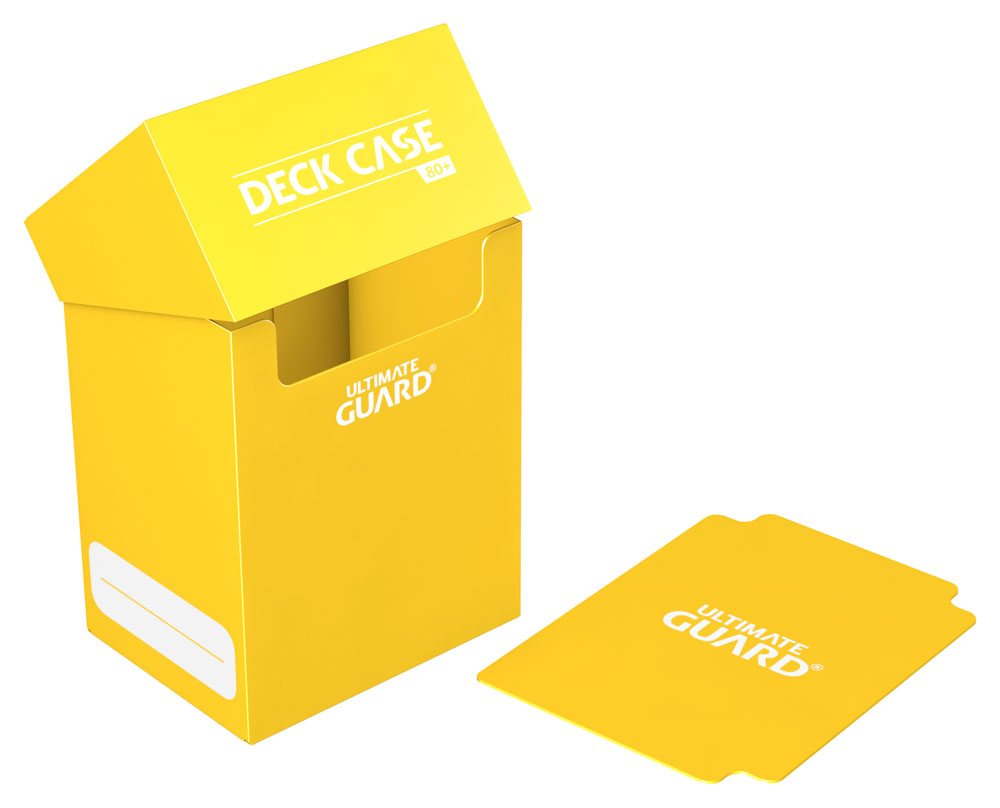 Ultimate Guard boîte pour cartes Deck Case 80+ taille standard Jaune