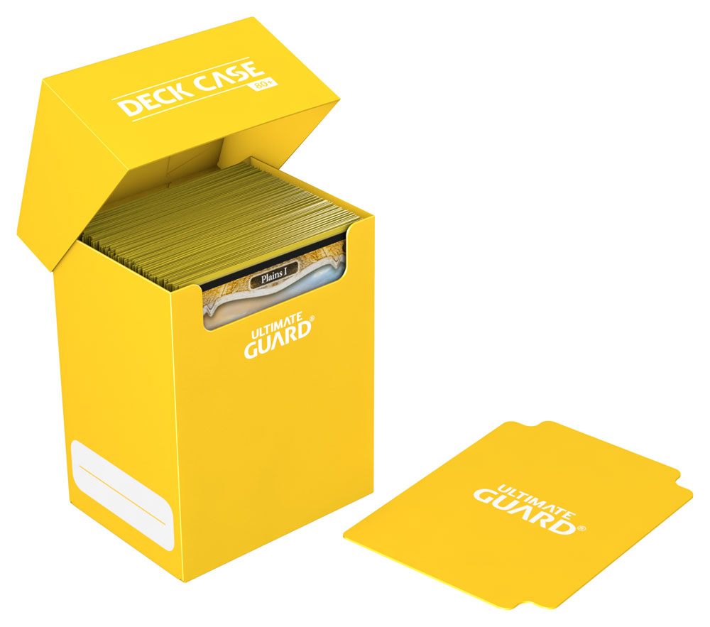 Ultimate Guard boîte pour cartes Deck Case 80+ taille standard Jaune