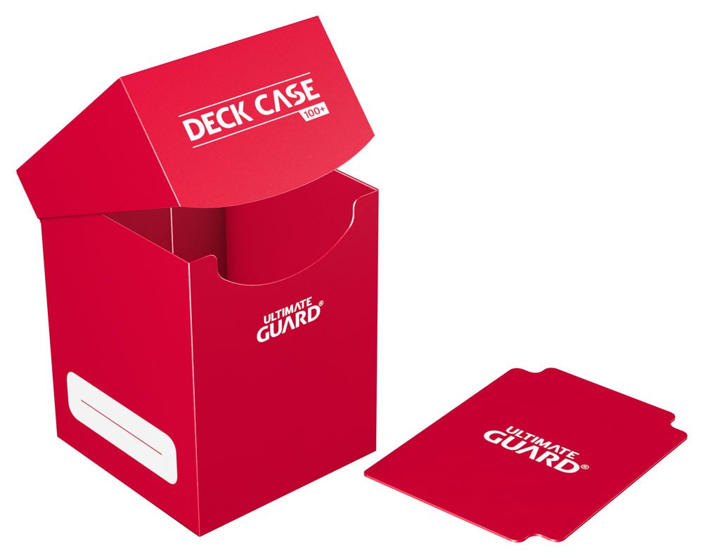 Ultimate Guard boîte pour cartes Deck Case 100+ taille standard Rouge