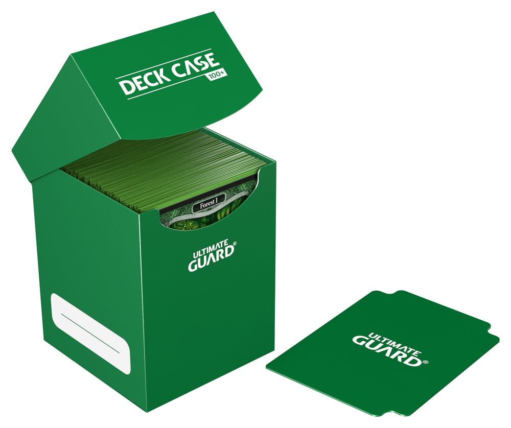 Ultimate Guard boîte pour cartes Deck Case 100+ taille standard Vert