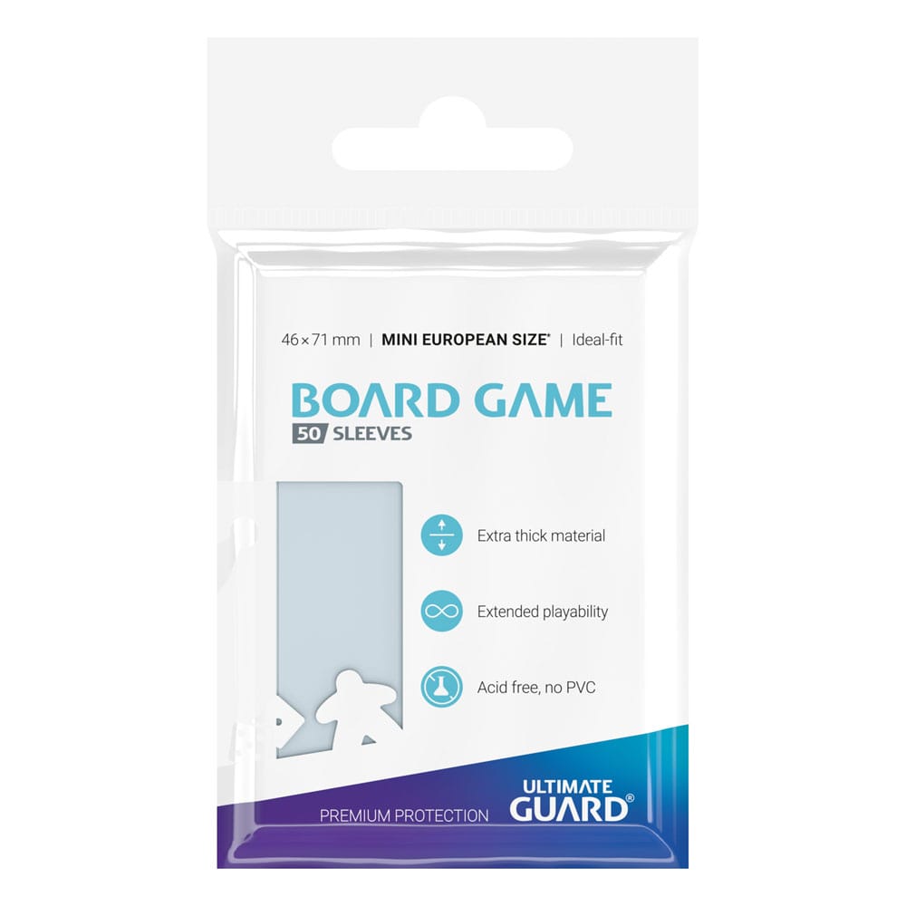 Ultimate Guard 50 pochettes Premium Soft Sleeves jeux de plateau européens petit format