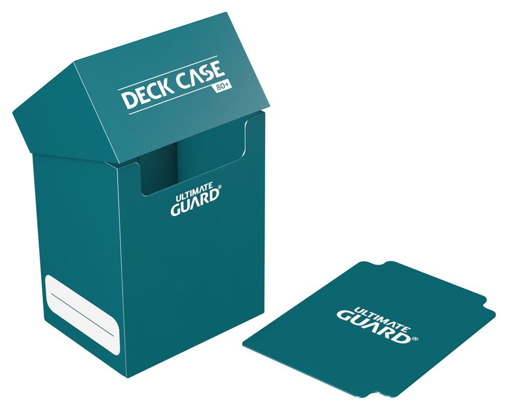 Ultimate Guard boîte pour cartes Deck Case 80+ taille standard Bleu Pétrole