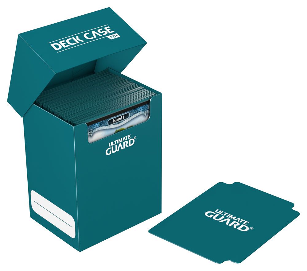 Ultimate Guard boîte pour cartes Deck Case 80+ taille standard Bleu Pétrole