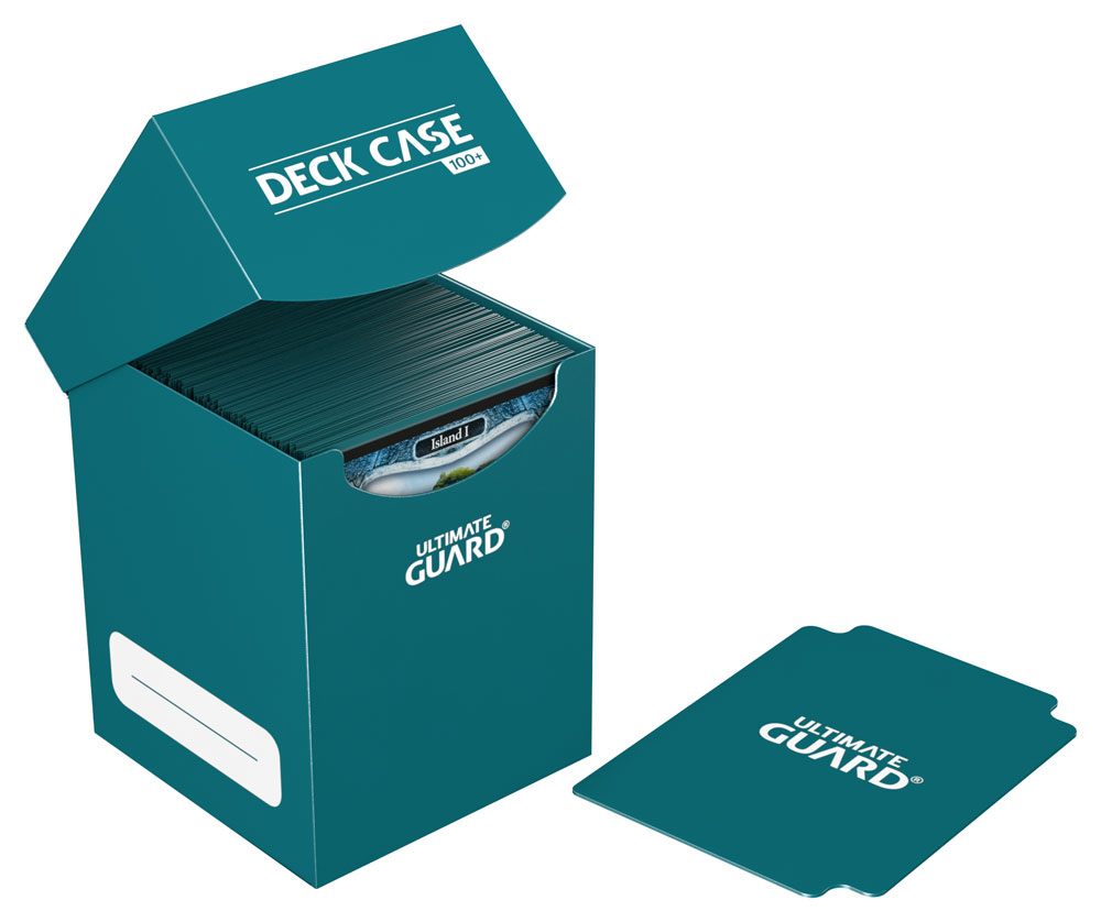 Ultimate Guard boîte pour cartes Deck Case 100+ taille standard Bleu Pétrole