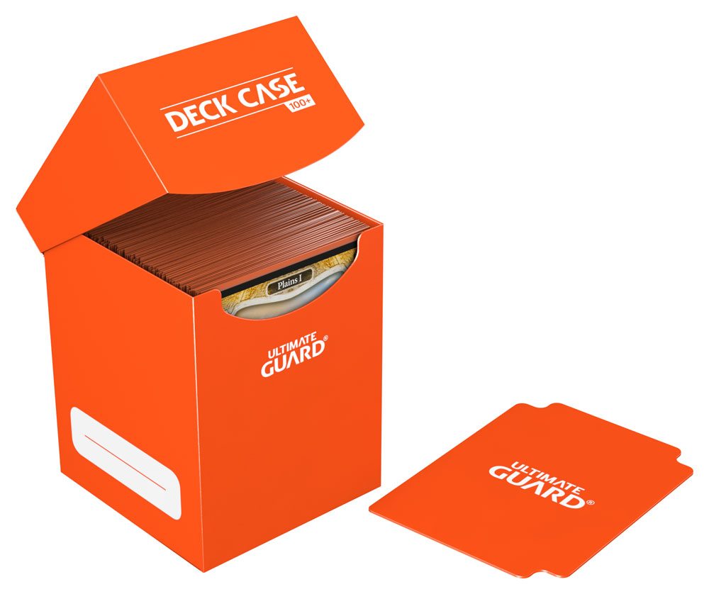 Ultimate Guard boîte pour cartes Deck Case 100+ taille standard Orange
