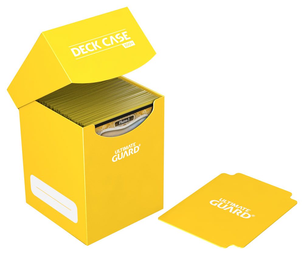 Ultimate Guard boîte pour cartes Deck Case 100+ taille standard Jaune
