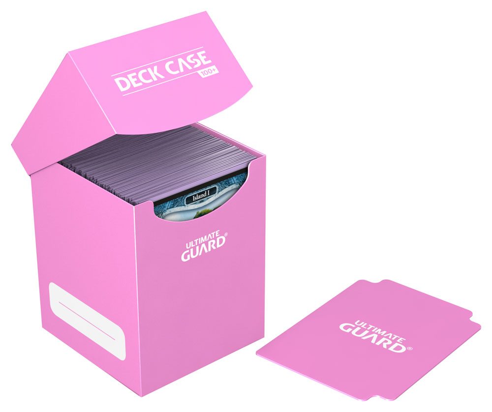Ultimate Guard boîte pour cartes Deck Case 100+ taille standard Rose