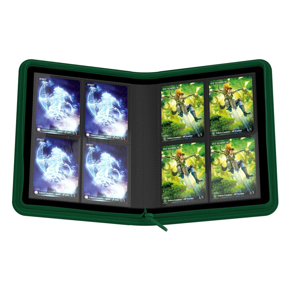 Ultimate Guard Zipfolio 160 - 8-Pocket XenoSkin Vert