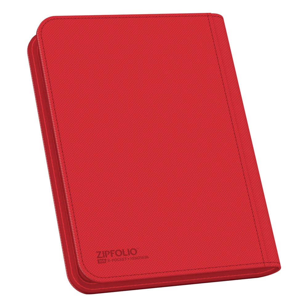Ultimate Guard Zipfolio 160 - 8-Pocket XenoSkin Rouge