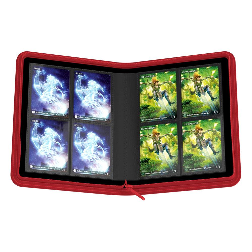 Ultimate Guard Zipfolio 160 - 8-Pocket XenoSkin Rouge