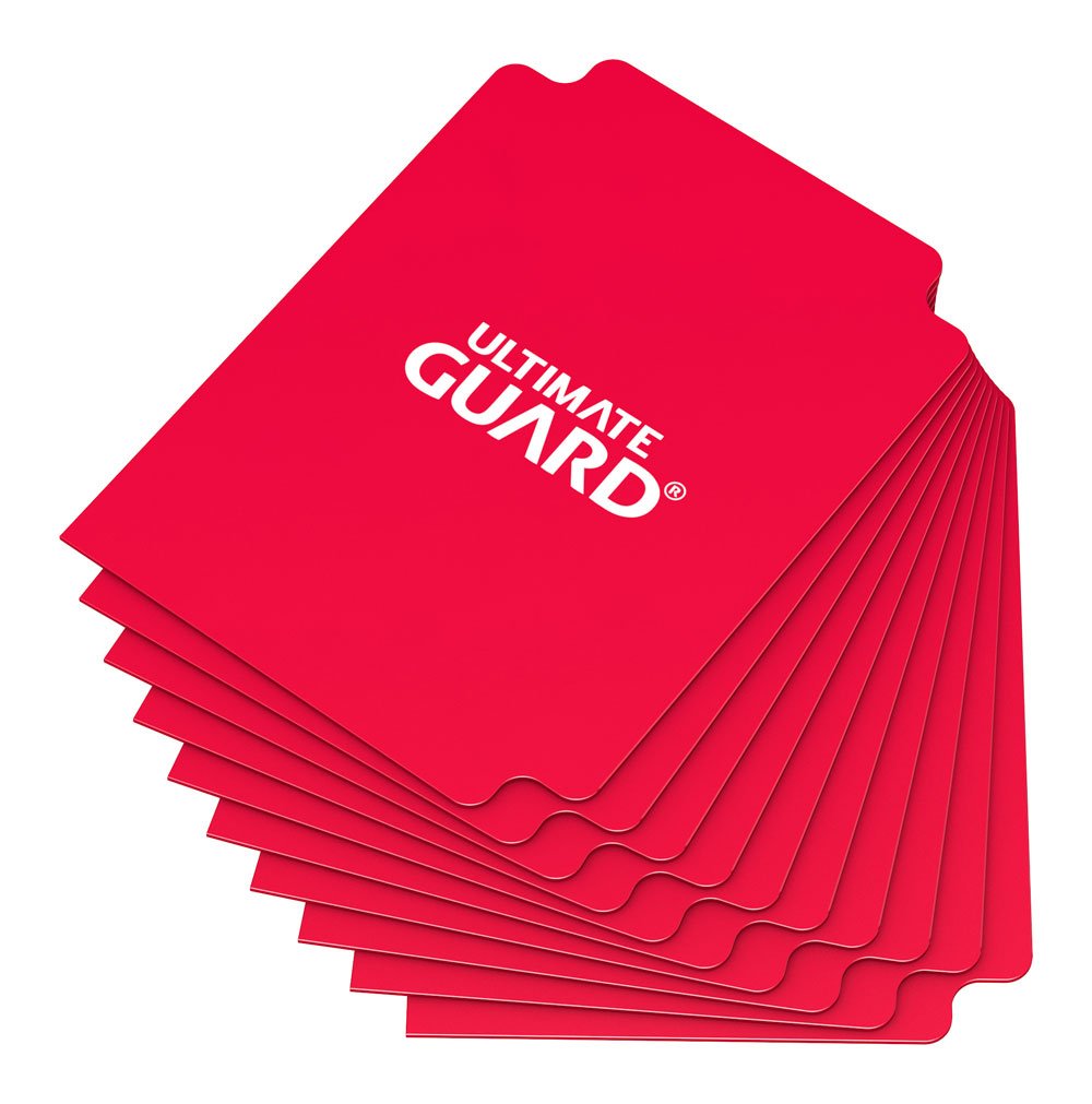Ultimate Guard 10 intercalaires pour cartes Card Dividers taille standard Rouge