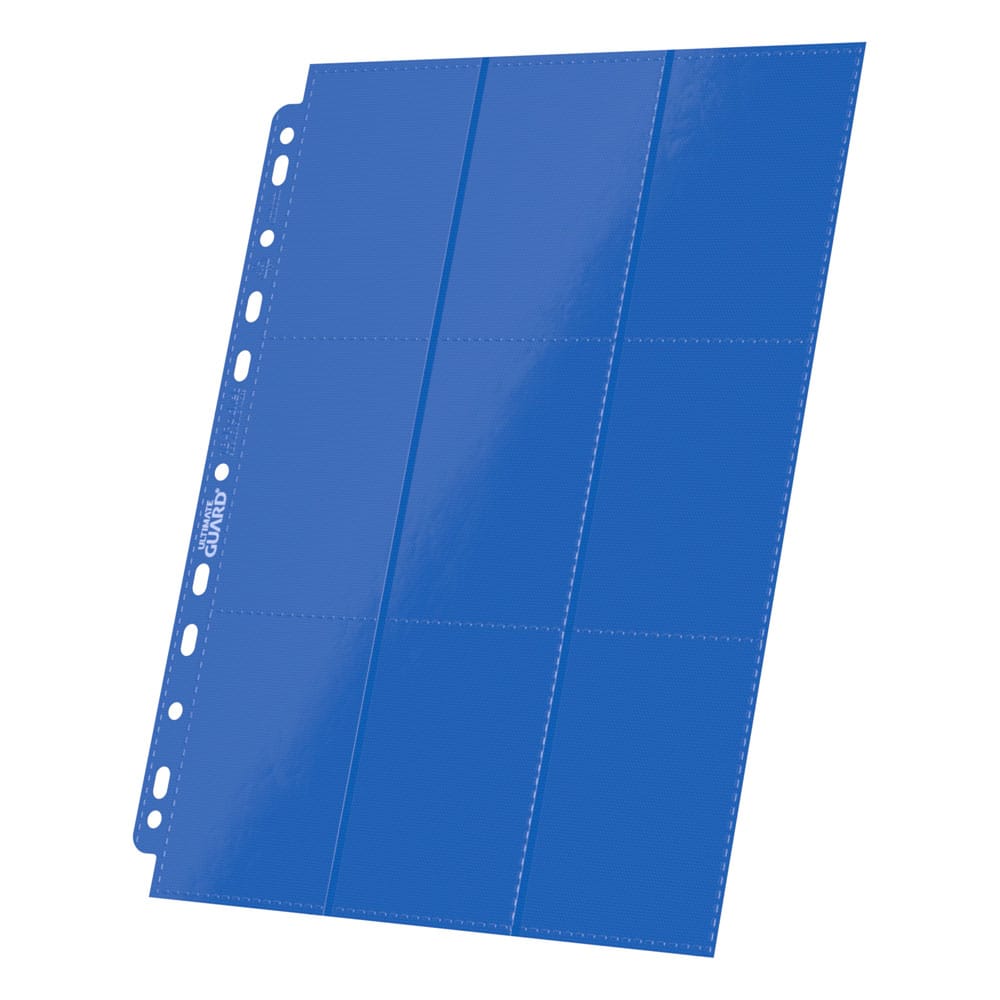 Ultimate Guard 18-Pocket Pages Side-Loading Bleu (10)