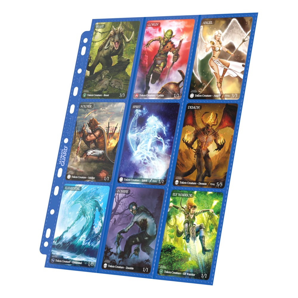Ultimate Guard 18-Pocket Pages Side-Loading Bleu (10)
