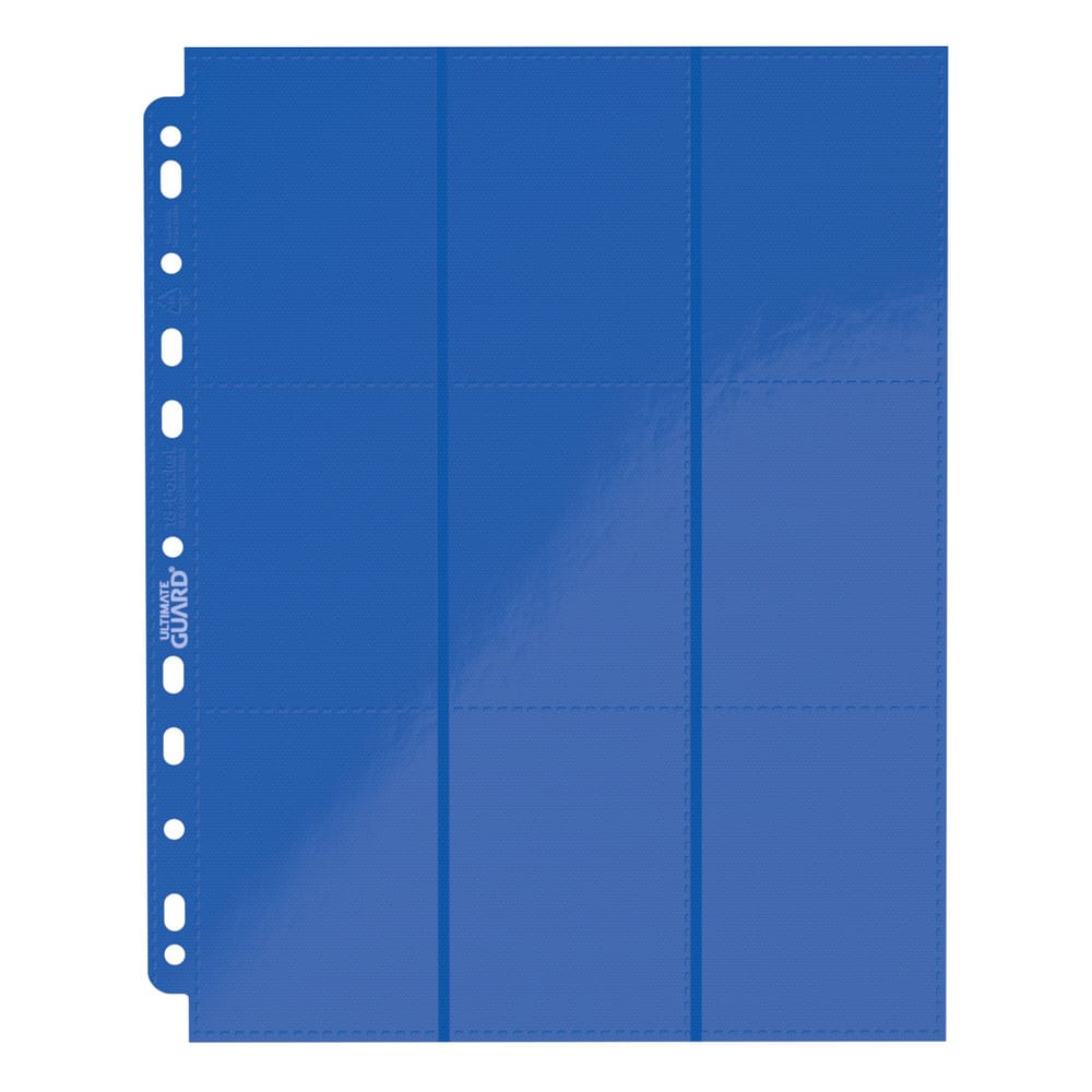 Ultimate Guard 18-Pocket Pages Side-Loading Bleu (10)
