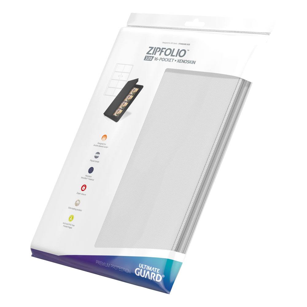 Ultimate Guard Zipfolio 320 - 16-Pocket XenoSkin Blanc