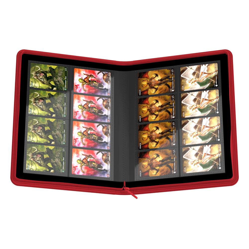 Ultimate Guard Zipfolio 320 - 16-Pocket XenoSkin Rouge