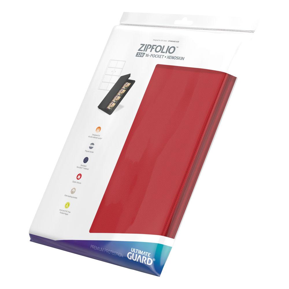 Ultimate Guard Zipfolio 320 - 16-Pocket XenoSkin Rouge