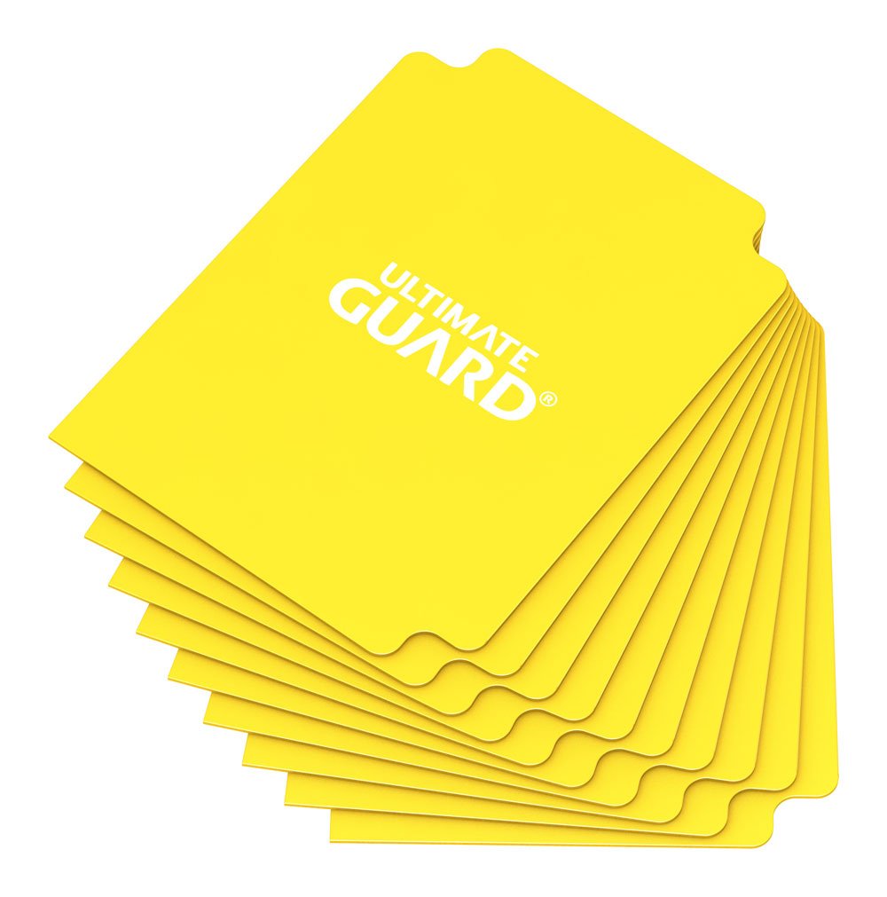 Ultimate Guard 10 intercalaires pour cartes Card Dividers taille standard Jaune