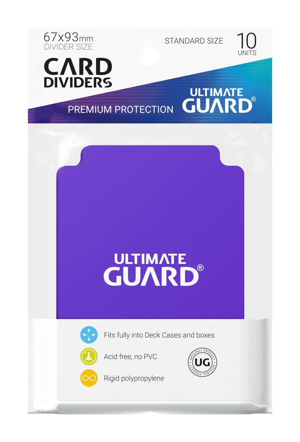 Ultimate Guard 10 intercalaires pour cartes Card Dividers taille standard Violet