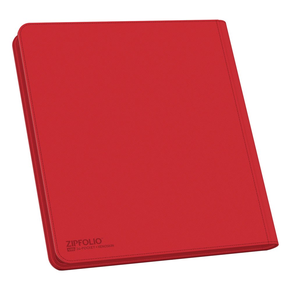 Ultimate Guard Zipfolio 480 - 24-Pocket XenoSkin (Quadrow) - Rouge