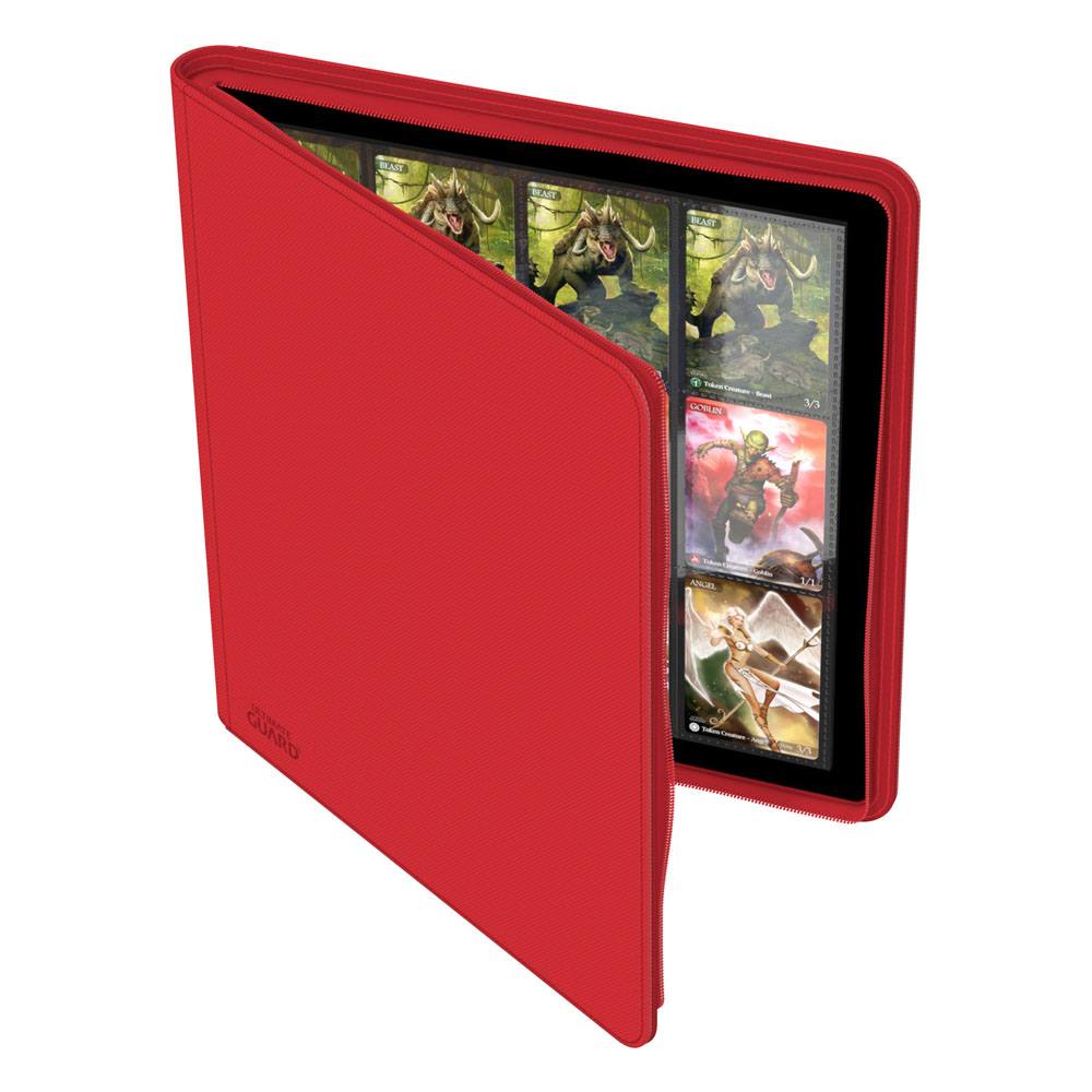 Ultimate Guard Zipfolio 480 - 24-Pocket XenoSkin (Quadrow) - Rouge